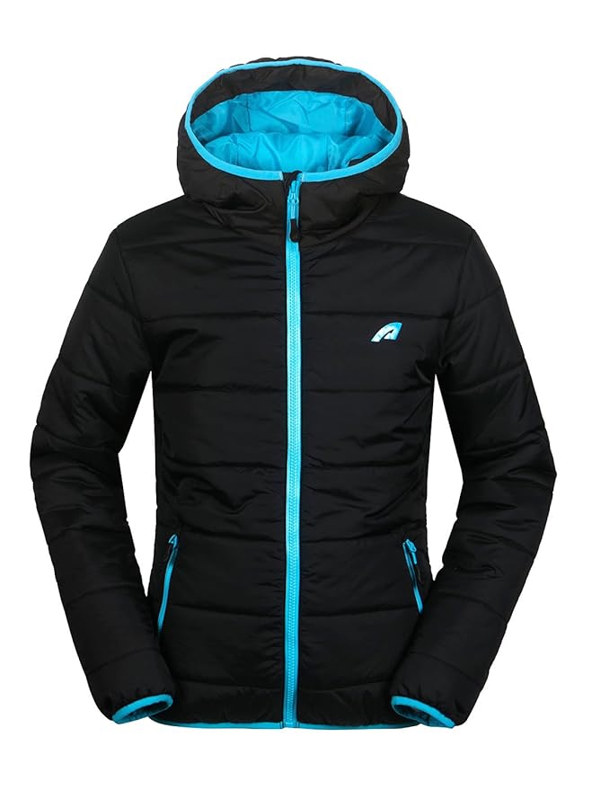 aparso Damen Steppjacke Übergangsjacke mit Kapuze Wattiert