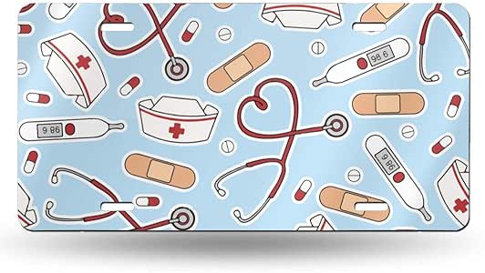 Amazon.com: Nurse Appliance Personalized License Plate 6''x 12'' Car