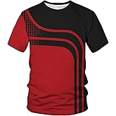 SOLY HUX Men's Colorblock Striped Tee Short Sleeve Casual T Shirt Summer Tee Tops