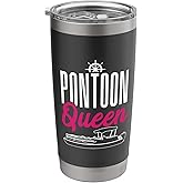 Pontoon Queen Fun Boating Stainless Steel Insulated Tumbler
