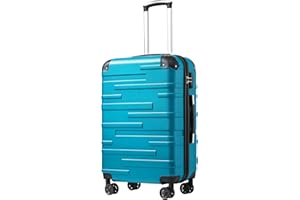 Coolife Luggage Suitcase Carry-on Hardside Travel Luggage TSA Lock Spinner Telescopic Handle