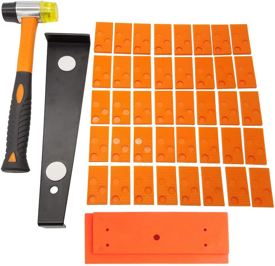 Wood Flooring Installation Kit 43 Pcs Laminate Vinyl Plank Flooring Assembly Tool with Spacers