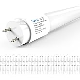 Sunco 50 Pack 4 Foot T8 LED Tube Light Bulbs, 5000K, 20W, Hybrid A+B | 2400LM, Frosted Lens, Daylight, Single/Double-Ended Power, 48 Inch Fluorescent Bulb Replacement, Bypass/Ballast Compatible