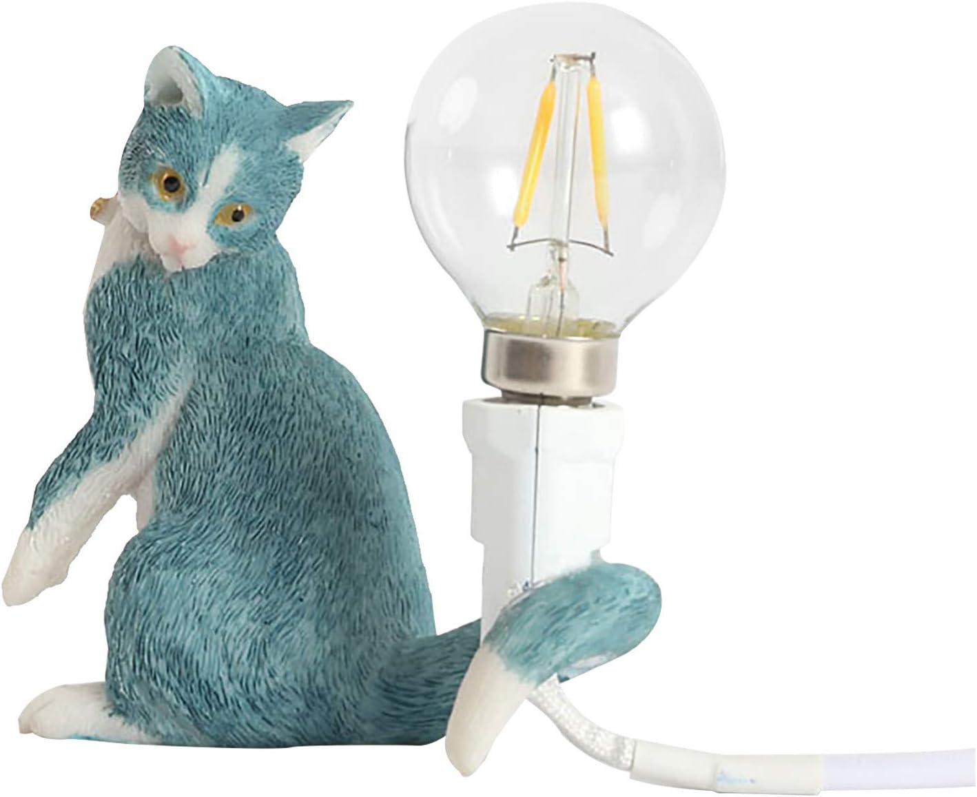 ZerrEro Cat Table Light,Creative Animal Desk Accent Lamp Design Lamp Creative