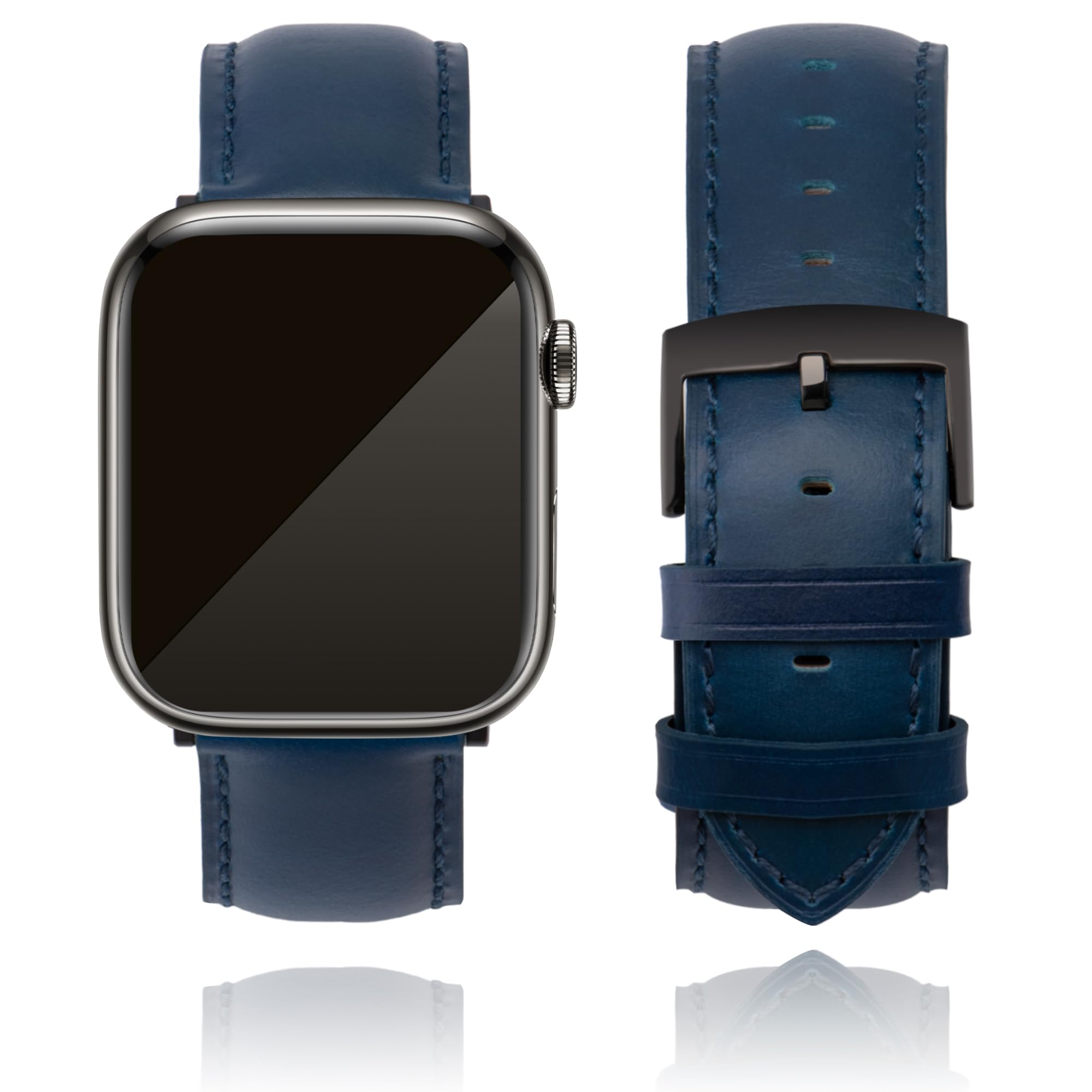 CORROPELLE Leather Watch Straps Compatible with Apple Watch 42mm 41mm 40mm 38mm for Men Women, Top Grain Genuine Leather Straps Replacement Band for iWatch Series 11 10 9 8 7 6 5 4 3 2 1 SE3 SE2 SE