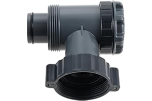 Plunger Valve for Intex Pools, Plunger Valve Connection Pool Pump Hose of 38 Compatible, On Off Plunger Valve Compatible with
