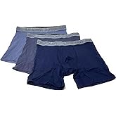 Under Armour Men's Charged Cotton Stretch 6” Boxerjock – 3-Pack (as1, alpha, xx_l, regular, regular, Blue Multi 410)