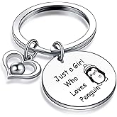 Penguin Lovers Gifts for Women Penguin Gifts for Boyfriend Keychain Penguin Animal Keychain Penguin Themed Gifts for Cousin Besties Daughter Girlfriend Niece Gift