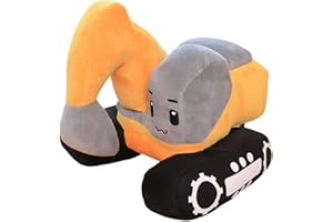 Doll Excavator Toy & Cuddly Pillow Ideal for Boys & Kids Birthday Surprise Stuffed Animal Toys Christmas Birthday Gifts Fall 