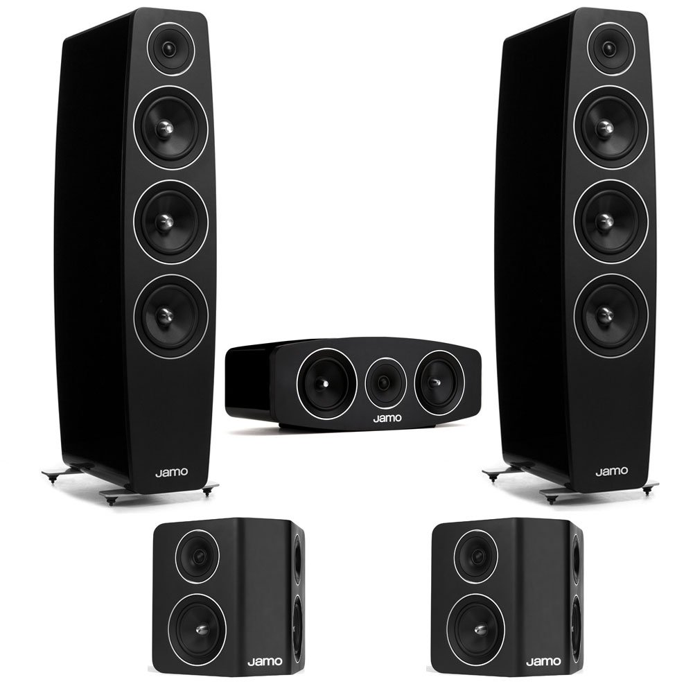 Jamo 5.0 Channel Home Theater System With C109 Floorstanding Speakers