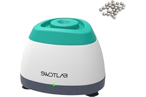 Vortex Mixer 4000rpm with Zinc Alloy Base, Nail Polish Shaker, Glue Shaker & Paint Mixer for Gel Polish, Acrylic Paints, Eyel