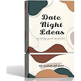 40 Scratch Off Date Night Ideas Cards, Romantic & Adventurous Engagement Couples Games Gifts, Anniversary Newlywed Wedding & Valentines Day Gifts for Him, Her, Boyfriend, Girlfriend, Husband or Wife