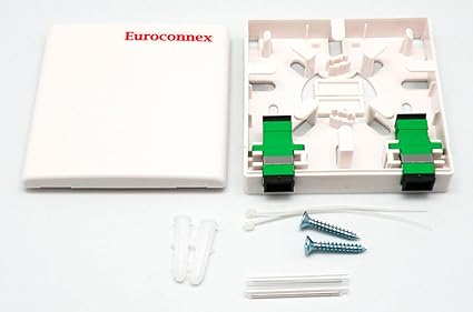 Resultado de imagen de roseta fibra dos salidas de fibra