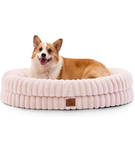 Amazon.com: ChiXnuggle Orthopedic Dog Bed, Washable Cover, Faux
