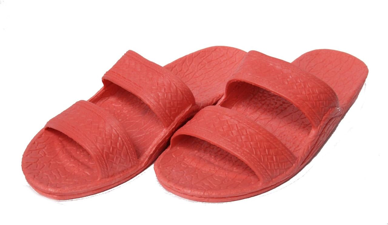 Size 10 Pink Classic Jesus Sandals Slides