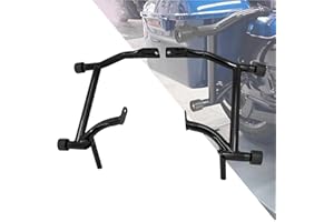 HDBUBALUS Motorcycle Saddle Bag Guards Crash Bar Bracket Fits for Harley Touring Street Glide Road King Electra Glide 2009-up