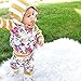 2pcs Girls Hooded Sweatshirt Tops Floral Pants Baby Take Home Outfits Costume (2 T, Yellow)