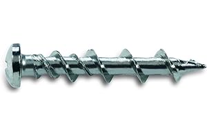 Powers Fastening Innovations 02316 Wall-Dog - 1/4-Inch by 1-1/4-Inch Zinc Pan Head Light Duty Anchor, 100 Per Box