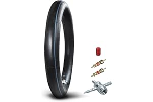 HOLATO Front 70/100-17 2.75-17 Inner Tube for 110cc 125cc KLX125 KLX140 KX85 TTR125 YZ80 YZ85 RM80 CT90 DRZ125 TaoTao DB17 Apollo RFZX18 Coolster Dirt Pit Bike Off Road Motocross Heavy Duty 1 Pack