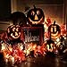GIAGY Fall Decor,Fall Garland,Thanksgiving Decor,Christmas Decor Lighted Fall Wreath Halloween String Lights [ 14.7 Feet &40 Lights ]