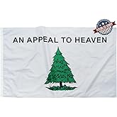 TOPFLAGS An Appeal To Heaven Flag 3x5 FT Outdoor Double Side Heavy Duty Nylon Flags with Brass Grommets and Strips Flags