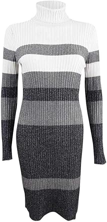 calvin klein black sweater dress