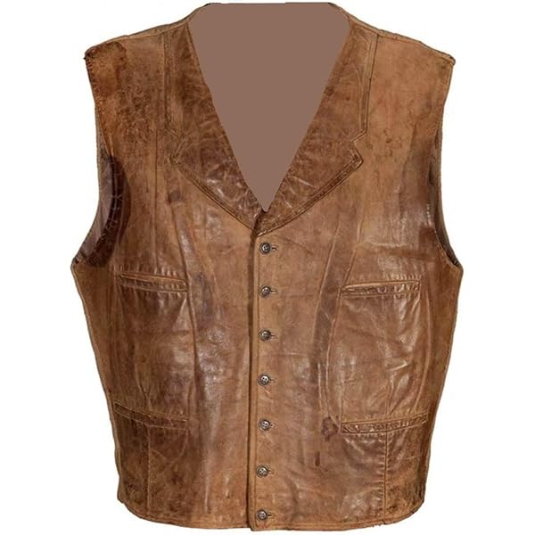 ROPER Men's Silky Cow Suede Vest Brown US at Amazon Men's