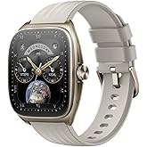 MOMAX Smart Watch for Women Men, 1.85" AMOLED Display & Bluetooth Call, Fitness Tracker with 100+ Sports, Heart Rate, SpO2 Monitor, Sleep Tracker, Music Control, IP68 Waterproof for Android/iOS