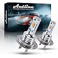 Antline Super Bright H7 H7LL LED Bulb Golden Yellow Newest Version 3570 CSP-Chips LED Fog Lights DRL Replacement (Pack of 2)
