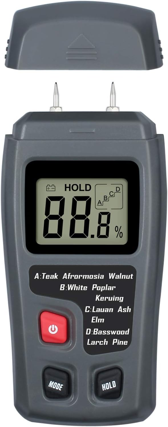 Kamtop Damp Meter 099.9 Wood Moisture Meter Moisture Tester Detector