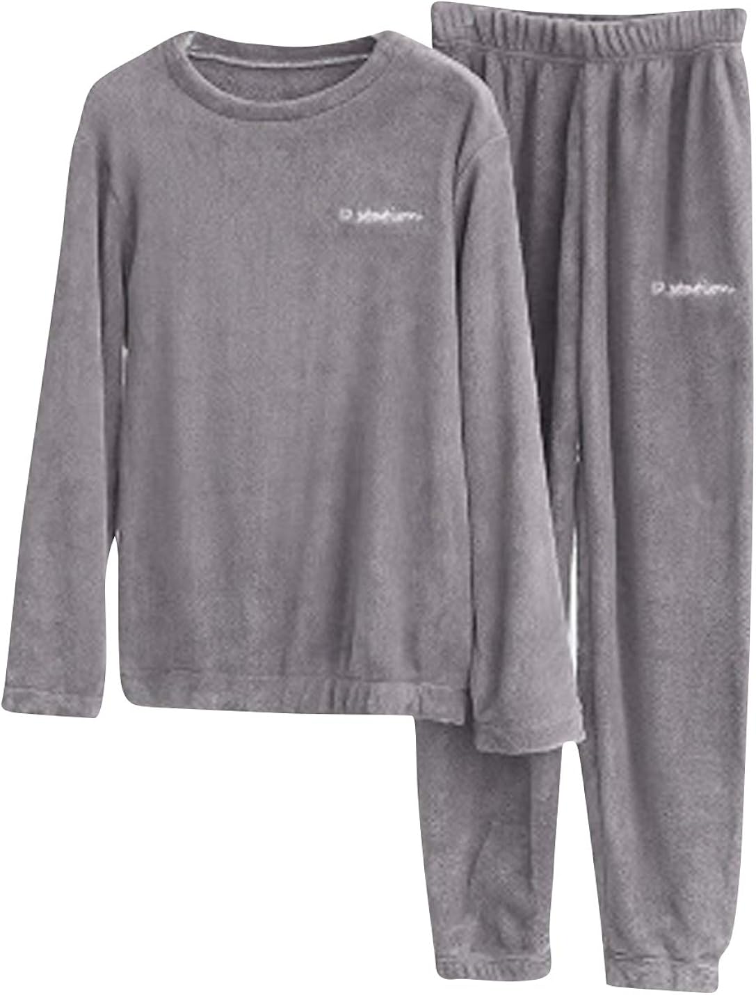 ZGZZ7 Women's Spring Autumn Velvet Velour Pajama Set Lounge Sleepwear