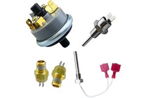 OURWILLSM Pool Heater Repair Kit Includes Stack Flue Sensor Thermistor and Switch Fit for Pentair MasterTemp and Max-E-Therm Pool Heaters Replace 42002-0024S 42001-0053S 42001-0060S 42002-0025S 42001-0063S