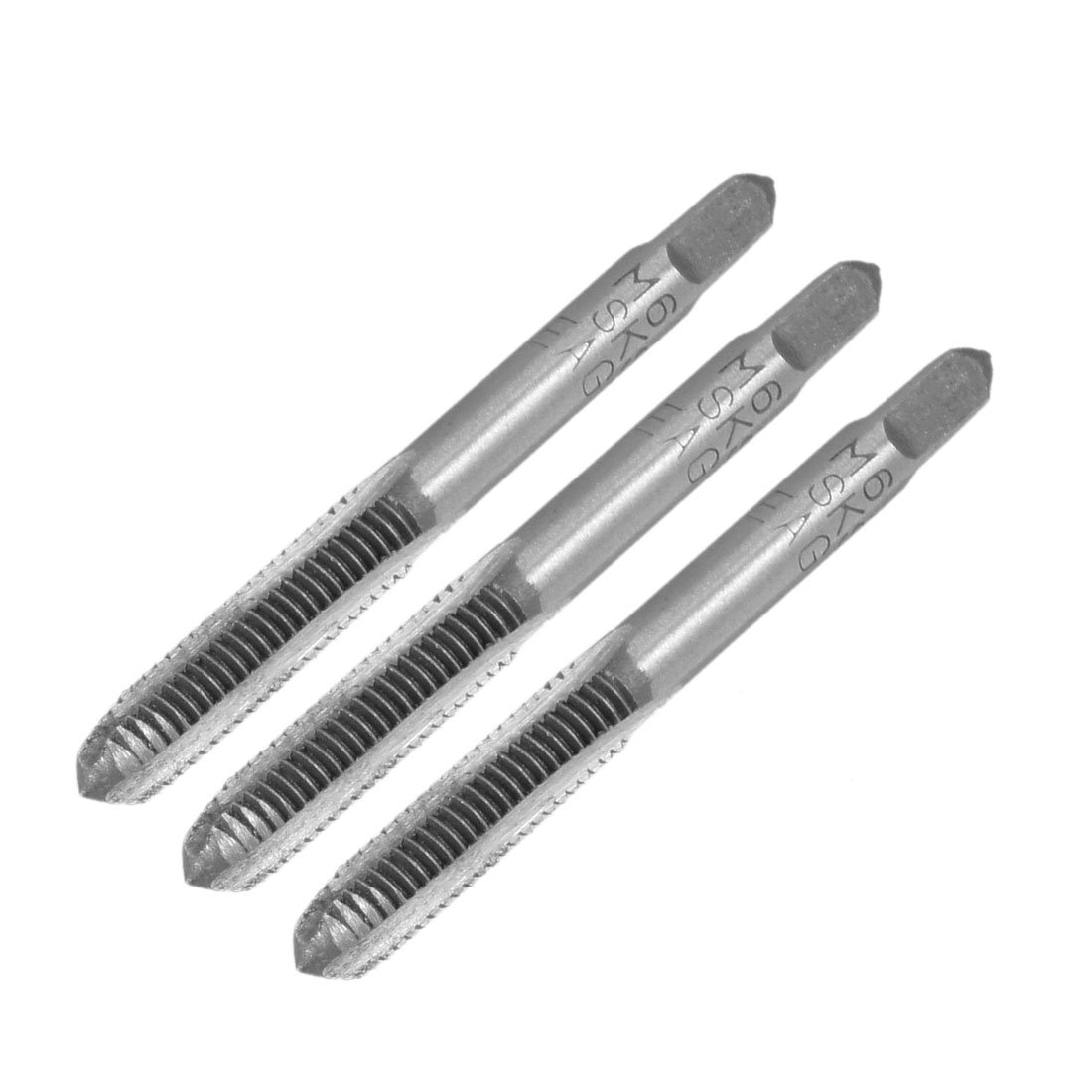 Sourcingmap a12091200ux0883 M6 x 1.0mm Pitch Taper and Plug Metric Tap (3 Pieces)