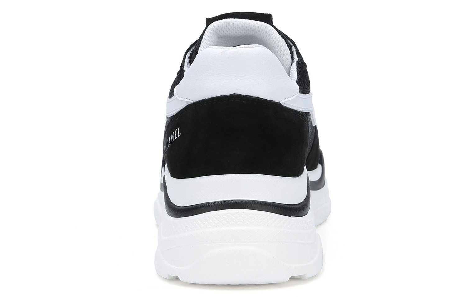 CAMEL CROWN Women\'s Casual Athletic Shoes Mesh Breathable Lace-up Walking Travel Fashion Chunky Dad Sneakers Black White Size 9