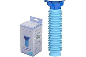 KKAFFE Pee Bottles for Men, Adjustable Emergency Urinal 750ml, Car Pee Bottle for Men and Women, Portable Toilet for Car, Shrinkable Personal Mobile Toilet,Urine Bottle, Travelling, Traffic Jams & Hiking
