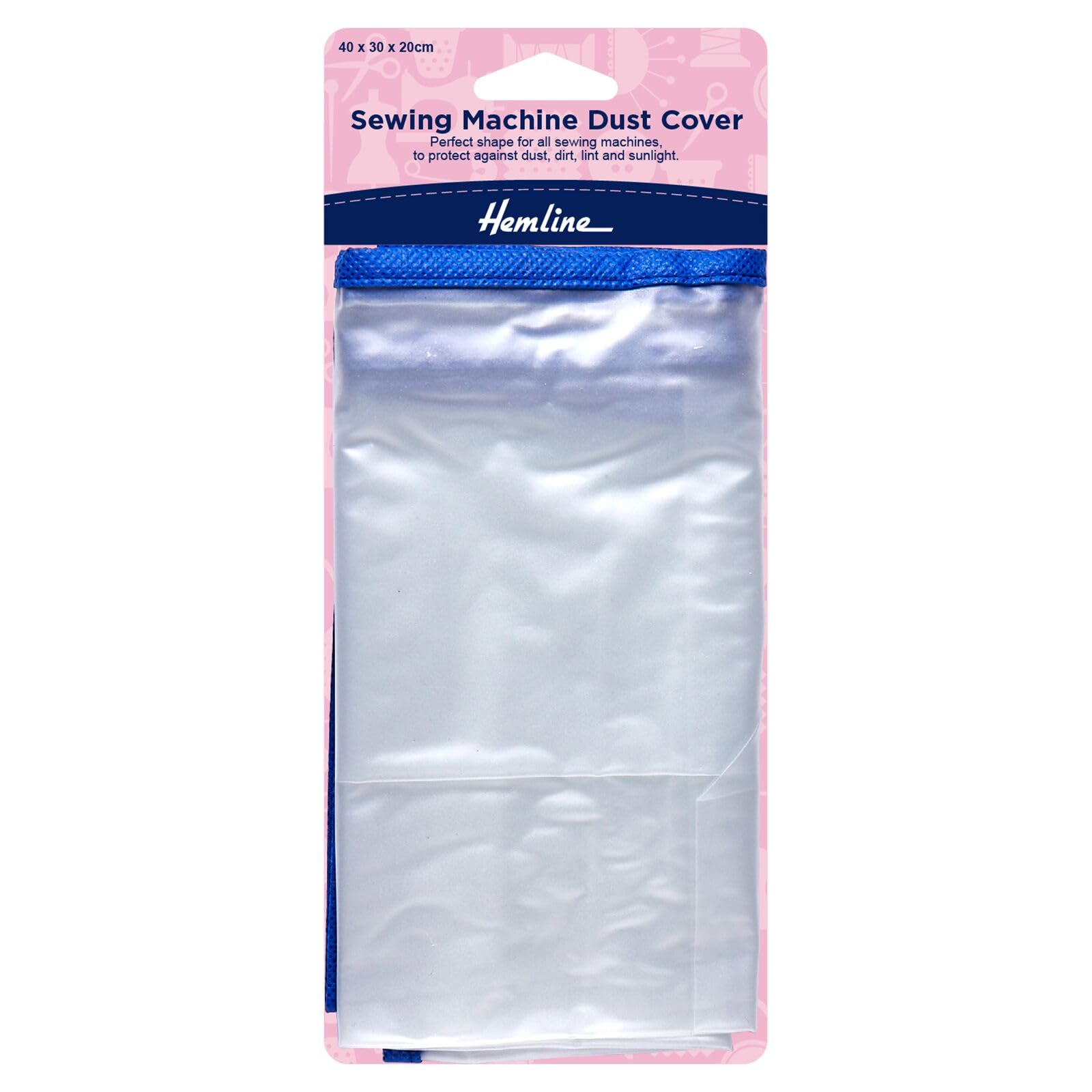 Hemline H191 PVC Sewing Machine Dust Cover | 40x30x20cm (16x12x8in)