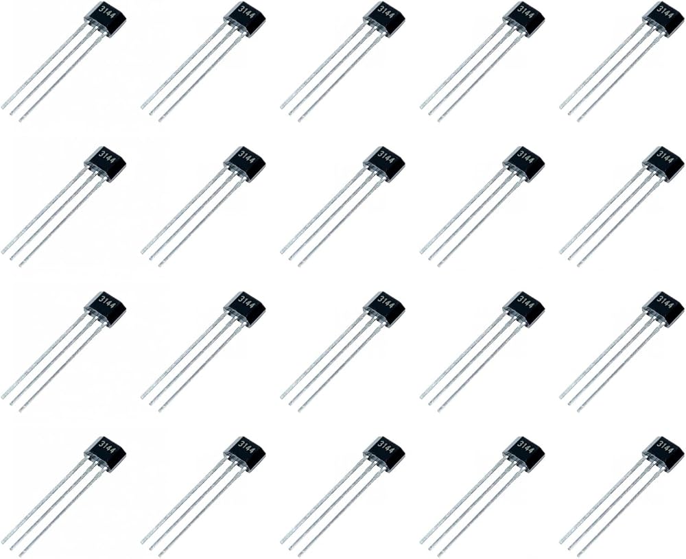 JZK 20x A3144 Bipolar Latching Hall Effect Sensor 3-Pin for Electronics Toys