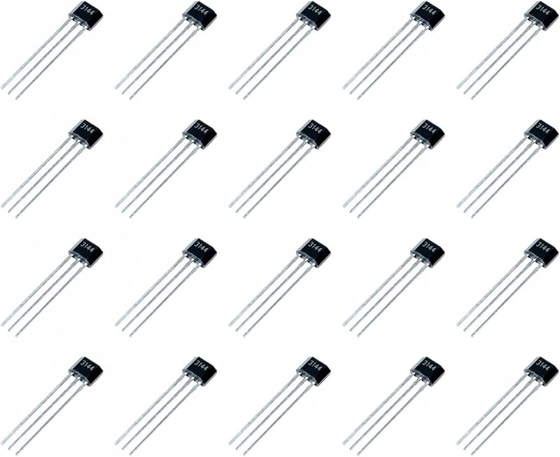 JZK 20x A3144 Bipolar Latching Hall Effect Sensor 3-Pin for Electronics Toys