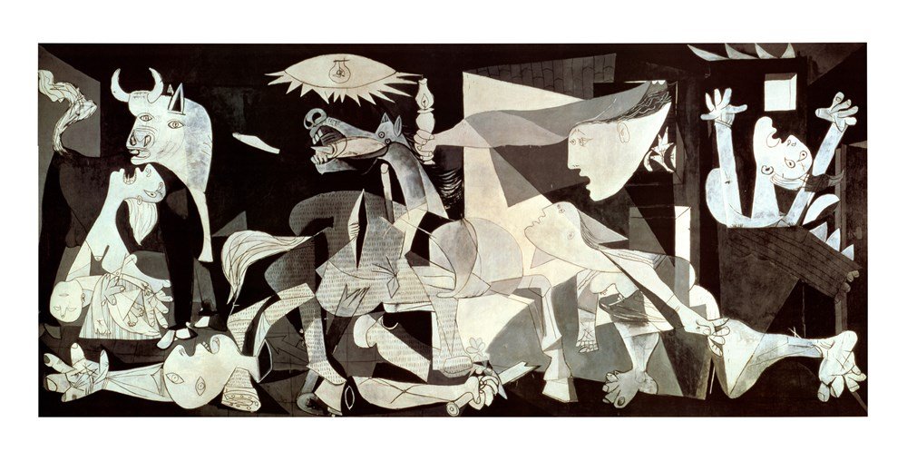 Guernica by Pablo Picasso Art Print, 54 x 28 inches
