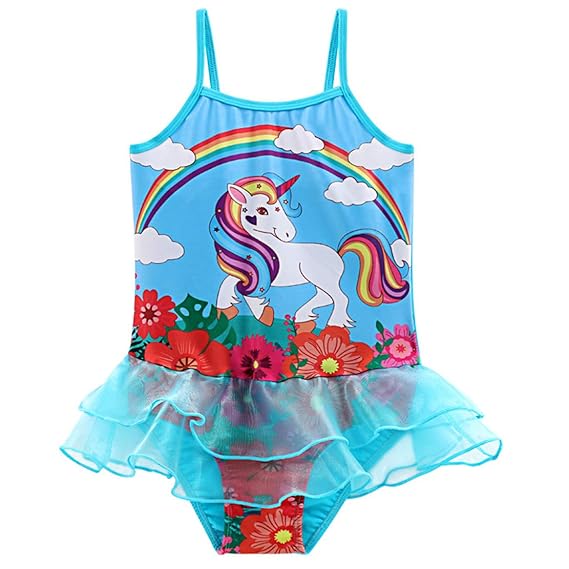 Fille Licorne Maillot De Bain Une Pièce Enfants Piscine