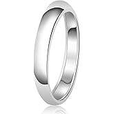 Tioneer Sterling Silver Modern Twist Cubic Zirconia Design 5 mm Wedding Band Ring