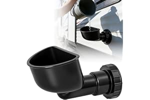 RV Water Inlet Hatch Funnel, Wide Mouth Multipurpose Fresh Funnel with Screw-On Cam-Lock, Flexible Heavy-Duty for RV Water Ta