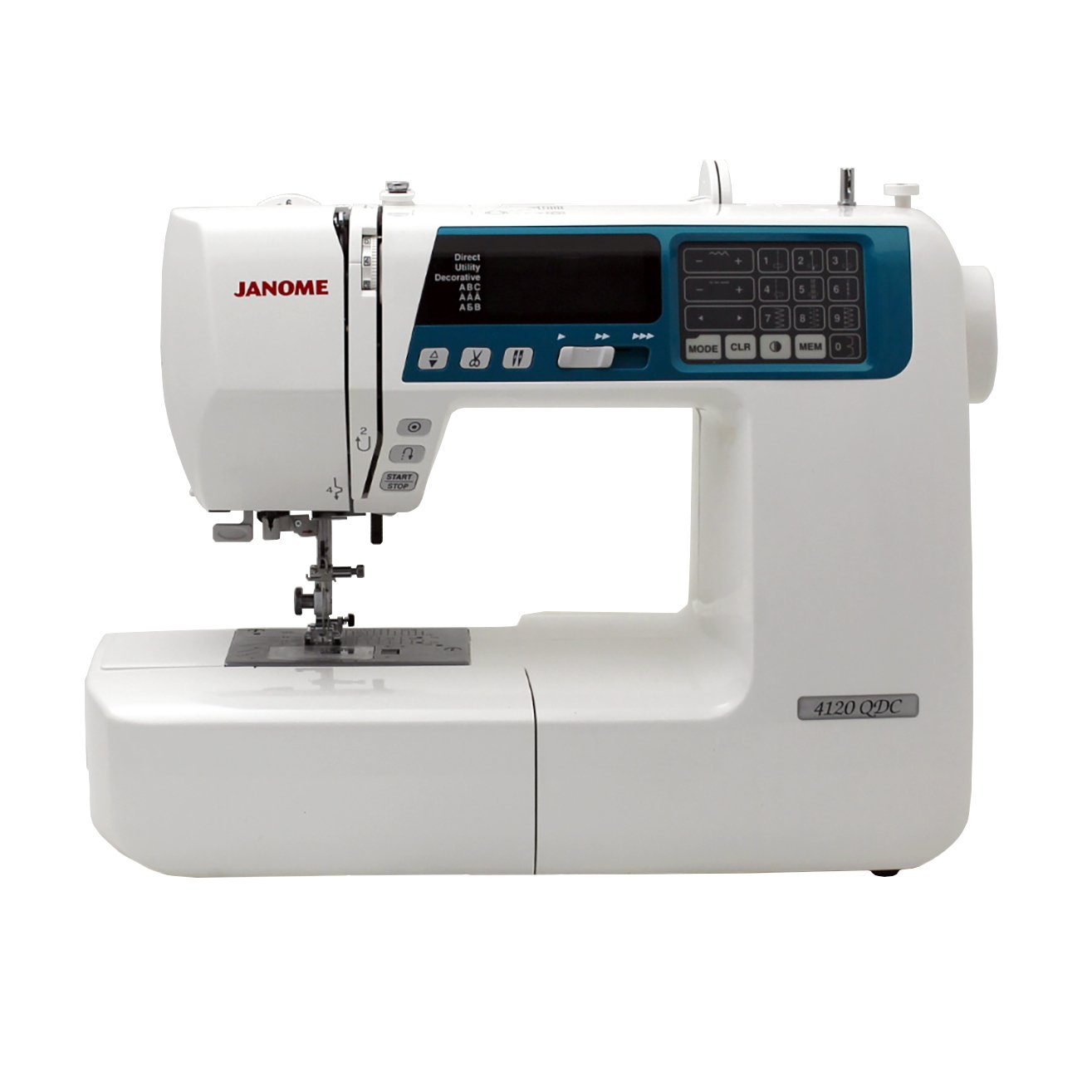 Janome 4120QDC Computerized Sewing Machine w/Hard Case + Extension