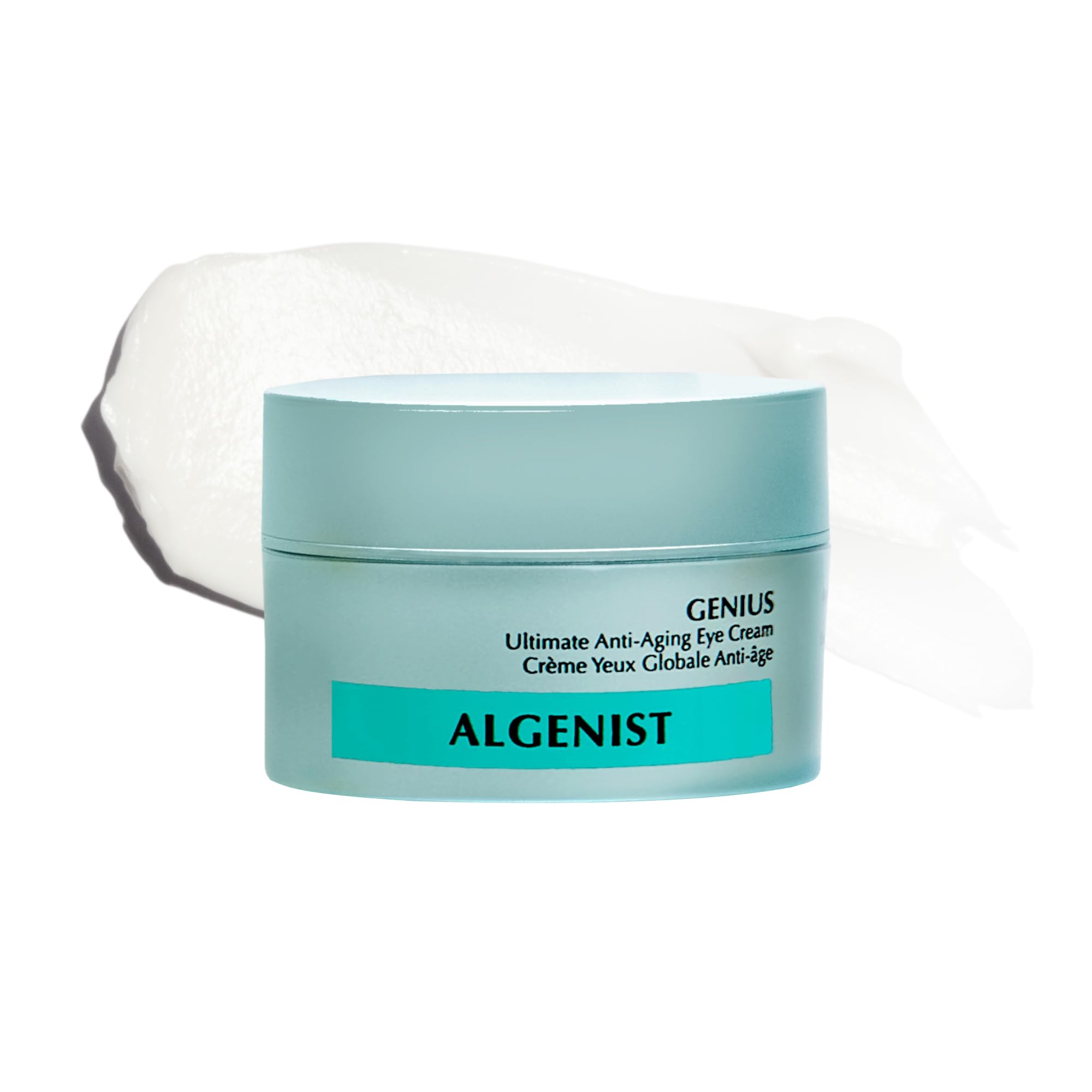 Algenist GENIUS Ultimate Anti-Aging Eye Cream - Vegan Firming & Smoothing Under Eye Cream with Microalgae Oil & Collagen - Non-Comedogenic & Hypoallergenic Skincare (15ml / 0.5oz)