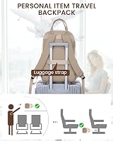 LOVEVOOK Laptop Backpack Women 15.6 Inch Waterproof Anti-theft USB 23L Travel view 3