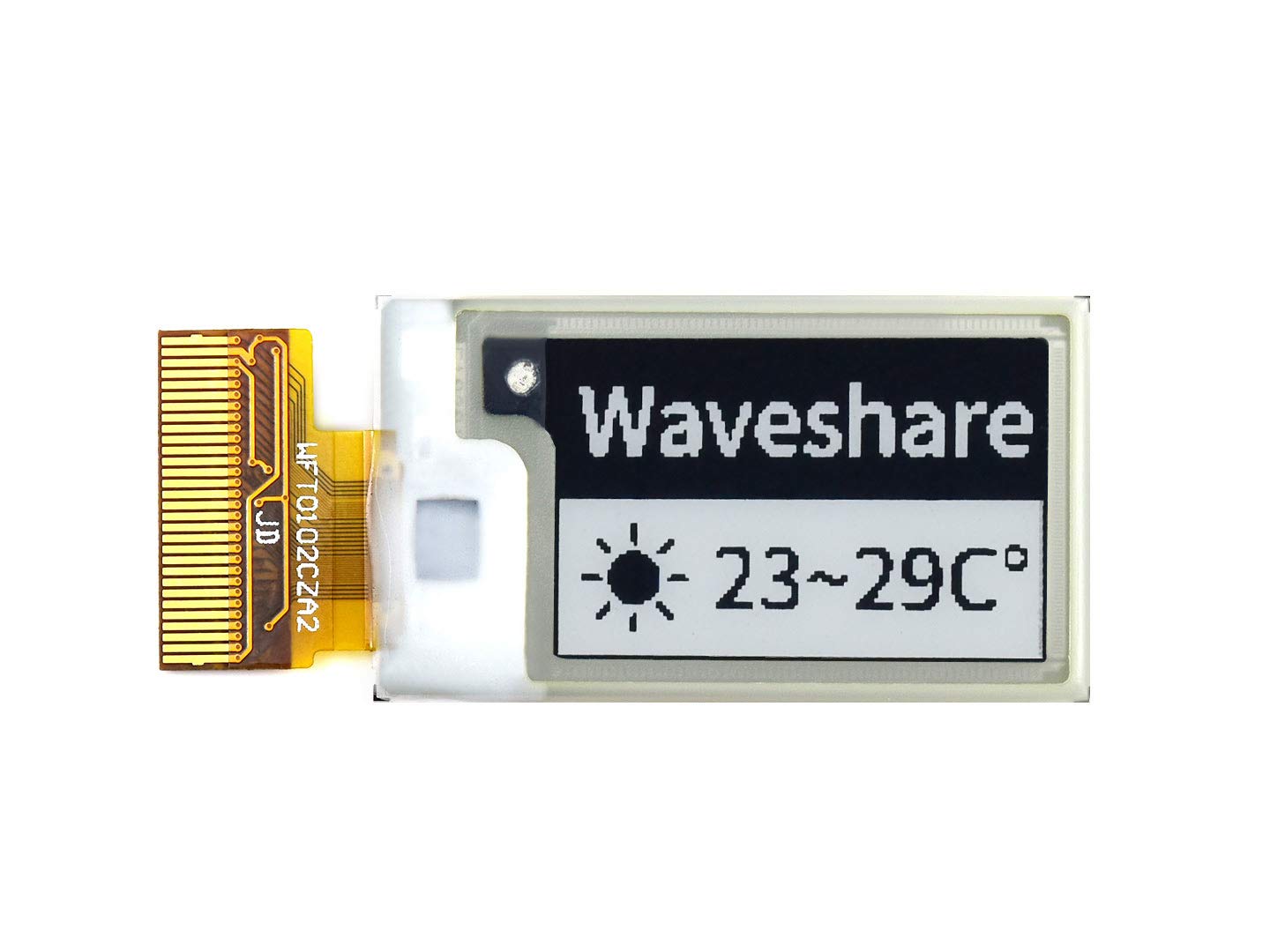 Waveshare 1.02inch E-Paper, 128×80 Resolution, Raw Display(Without PCB), Compatible with Jetson Nano/Raspberry Pi 4B/3B+/3A+/3B/2B/1B+/1A+/Zero 2 W/Zero W/Zero