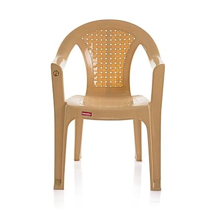 Varmora Medium Back Chair (Netted - Beige)