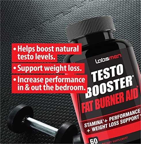LABSMEN Testosterone Booster for Men (Test Booster) As Testosterone Supplement for Men w/Natural Stamina, Endurance & Strength - 60 Tablets (1)