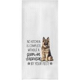 uinwk German Shepherd Kitchen Towels - German Shepherd Dog Gifts for Women & Moms, No Kitchen is Complete Without These 16x24 Hand & Dish Towels