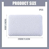 Mtbricey Bath Pillow White 29cm Waterproof Head Neck Support Cushion 8 Suction view 2
